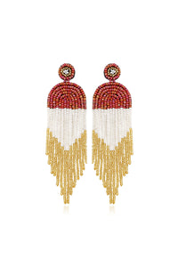 Bohemian Tassel Earrings Retro Ethnic Style Handmade Earrings