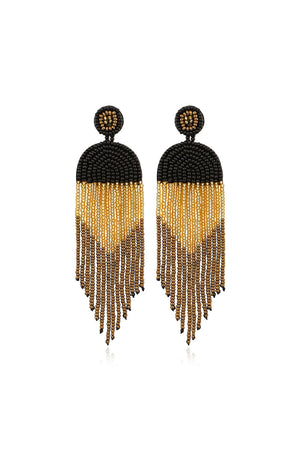 Bohemian Tassel Earrings Retro Ethnic Style Handmade Earrings